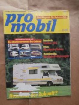 pro mobil 8/1988 Knaus Traveller,Münnich,Bimobil FO 300,Ferber K
