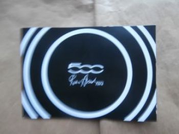 Fiat 500 Ron Arad Edition Prospekt Flyer Deutsch 2015 NEU