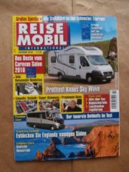 Reise Mobil 10/2010 Knaus Sky Wave,Dethleffs Liner,Caravan Salon