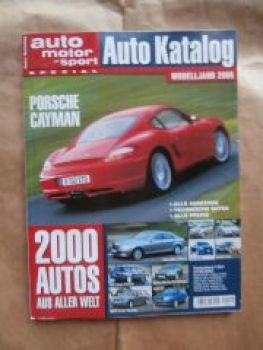 ams Auto Katalog Mdj.2006 Cayman,S-Klasse BR21,V8 Vantage,Q7