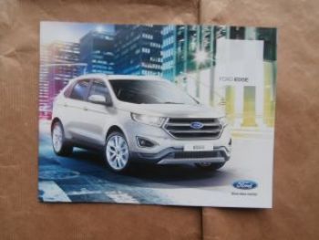 Ford Edge Typ U387 Prospekt August 2015 NEU