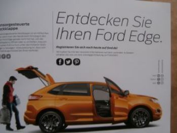Ford Edge Typ U387 Prospekt August 2015 NEU