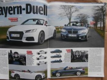Auto Bild Spezial Cabrio Extra 9-12/2015 S3 vs. M235i,Porsche Sp