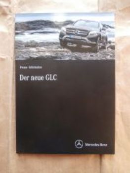 Mercedes Benz GLC Pressemappe Juni 2015 Fotos +Stick