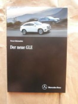 Mercedes Benz GLE Pressemappe Juni 2015 Fotos +Stick