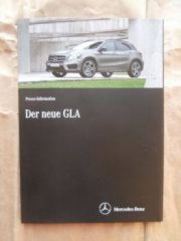 Mercedes benz GLA Pressemappe Fotos +DVD August 2013
