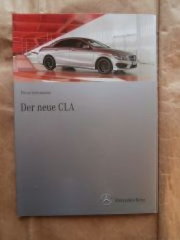 Mercedes Benz Pressemappe CLA X117 180 +Edition,200,250 220cdi