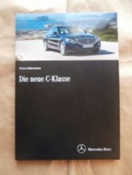 Mercedes Benz C-Klasse BR205 Pressemappe C250 C300 +Fotos +Stick