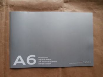 Audi A6 +Avant + allroad quattro +S6 Oktober 2015