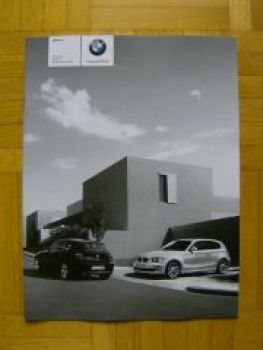 BMW Preisliste 1er Reihe E81 E87 +M Sportpaket 9/2008 NEU