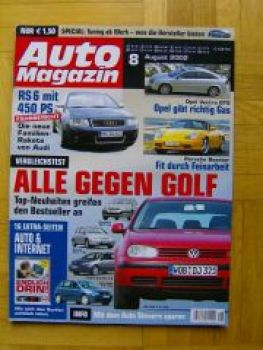 Auto Magazin 8/2002 BMW 330i SMG E46 Boxster RS6