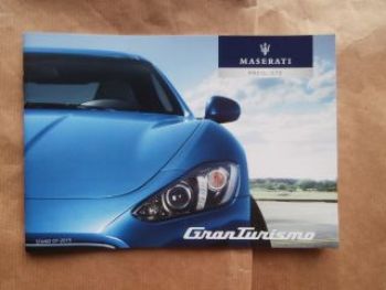 Maserati GranTurismo +MC Stradale +Sport Preisliste Juli 2015