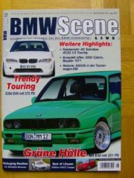 BMW Scene 8/2007 M3 E30 330d E46 ACS3 3.0 E91 635CSi E24 Tourenw