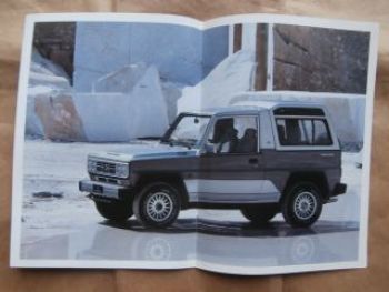 Bertone Freeclimber BMW 6td Prospekt +Preisliste September 1990