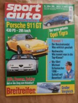 sport auto 5/1995 Alfa Spider TS 16V, GTV-V6 TB,Delta HPE 2.0HF