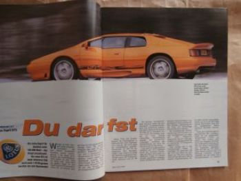 sport auto 2/1997 Carlsson SL 7.4 R129,VG: Fiat Coupé 2.0Turbo 2