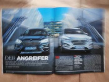 ADAC motorwelt 1/2016 Vergleichstest BMW X1 vs. Hyundai Tucson