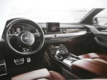Audi A8 +L + W12 +S8 Buch Prospekt September 2015 NEU