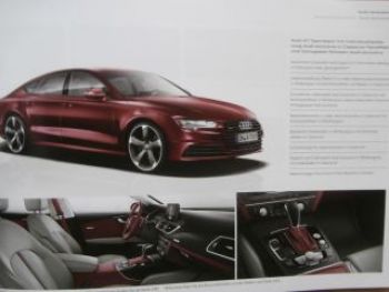 Audi A7 Sportback +S7 Prospekt April 2015 NEU