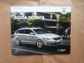 Skoda Octavia Limousine Combi Juli 2015 Prospekt NEU