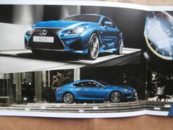Lexus RC RC F Amazing Prospektflyer NEU