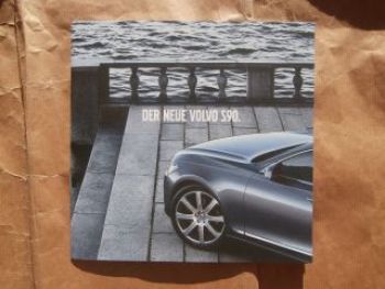 Volvo S90 Vorabinformation Prospekt Januar 2016 NEU