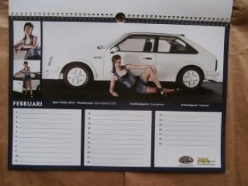 Opel Niederlande Kalender Kadett D GTE,Blitz,GT,Manta A GTE