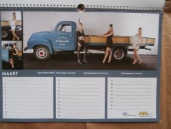 Opel Niederlande Kalender Kadett D GTE,Blitz,GT,Manta A GTE