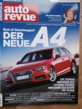 auto revue 8/2015 Audi A4,Volvo XC90 T6,Kadjar dCi 130 4WD,