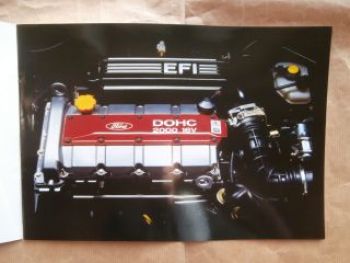 Ford Escort RS 2000 Prospekt August 1991 Rarität Catalogue