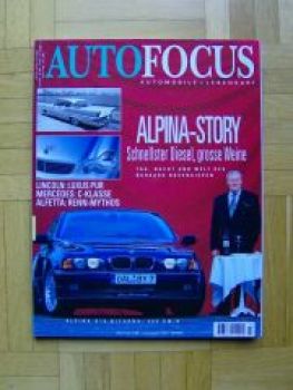 Auto Focus 4/2000 Alpina D10 Biturbo E39 W203 Bentley Red Label