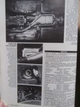 auto revue 10/1985 BMW 325e Katalysator E30,Renault Alpine V6,
