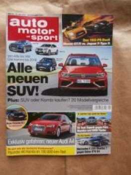 ams 16/2015 Nissan GT-R vs. Jaguar F-Type R,Hyundai i40 Kombi im