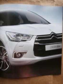 Citroen DS4 Prospekt Dezember 2012 NEU