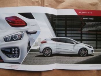Kia ceed GT Prospekt August 2015 NEU