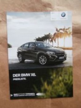 X6 xDrive35i 50i 30d 40d M50d F16 August 2015 NEU