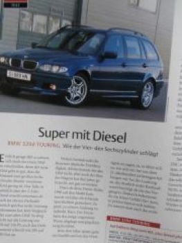 auto revue 1/2002 BMW 320d Touring E46,VW Phaeton,Ford Fiesta