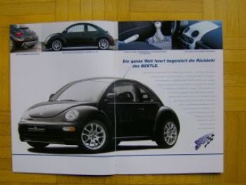 Zender VW Beetle Prospekt 12/1998 NEU