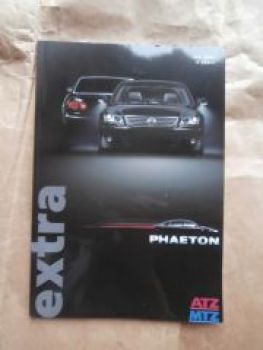 ATZ MTZ extra VW Phaeton Sonderheft V6 W12 Juli 2002