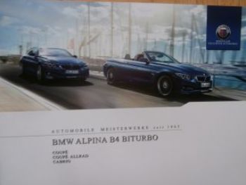 BMW Alpina B4 Biturbo Coupé +Cabrio F33 F32 September 2015