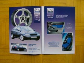 SP-Tuning Audi A3 Designprogramm Prospekt +Preisliste 1998