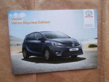 Toyota Verso + Skyview Edition April 2015 NEU