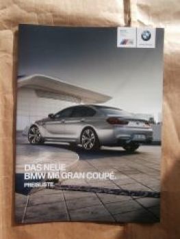 BMW M6 Gran Coupé F06 +Competition Paket Juli 2015 NEU
