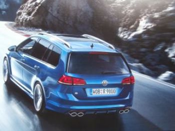 VW Golf7 R Variant Sonderprospekt Oktober 2015 NEU