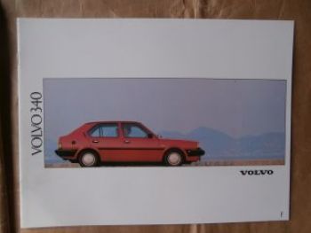 Volvo 340 Französischer Prospekt 1991