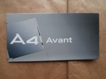 Audi A4 Avant Postkarten Flyer Prospekt Juni 2001