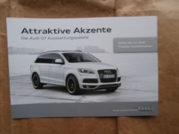 Audi Q7 Ausstattungspaket Typ 4L April 2013 NEU