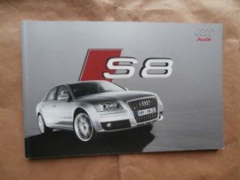 Audi S8 Typ D3 4E Prospekt Oktober 2005