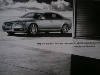 Audi S8 Typ D3 4E Prospekt Oktober 2005