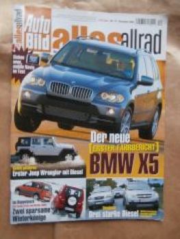 Auto Bild alles allrad 12/2006 BMW X5 E70,Heico Sportiv HS3 Thor